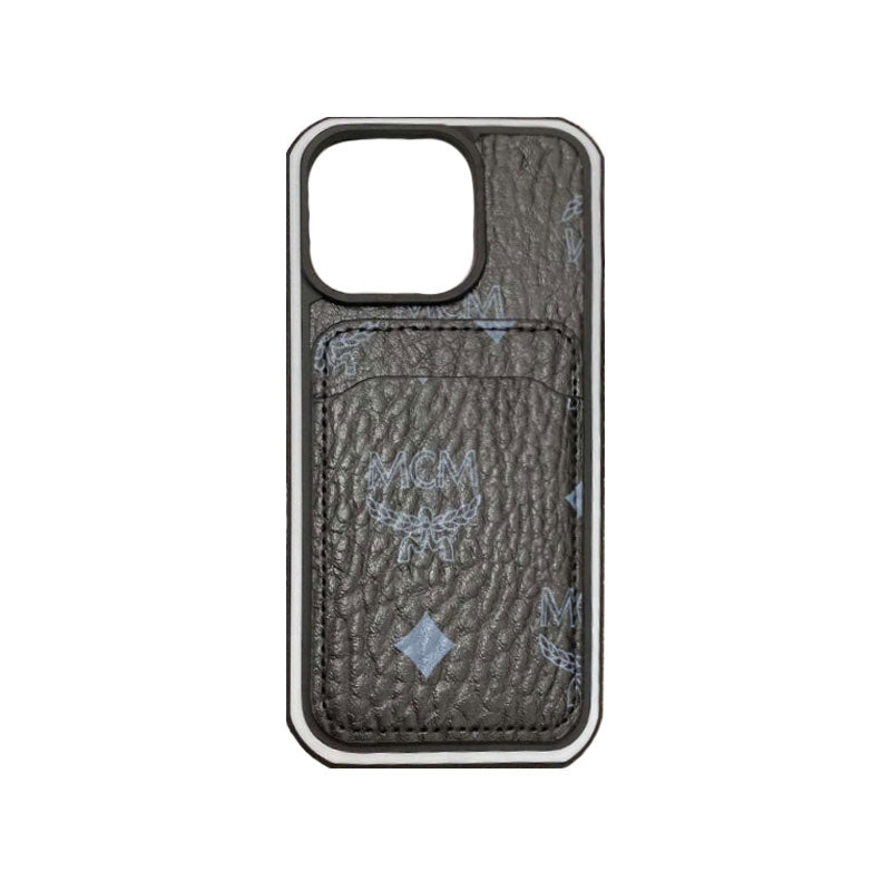 MCM iPhone tok kártya tartóval sárga-mck240603