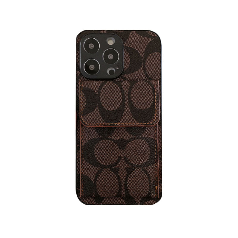 Coach iPhone tok a Wallet Black-HP240513 pénztárcájával