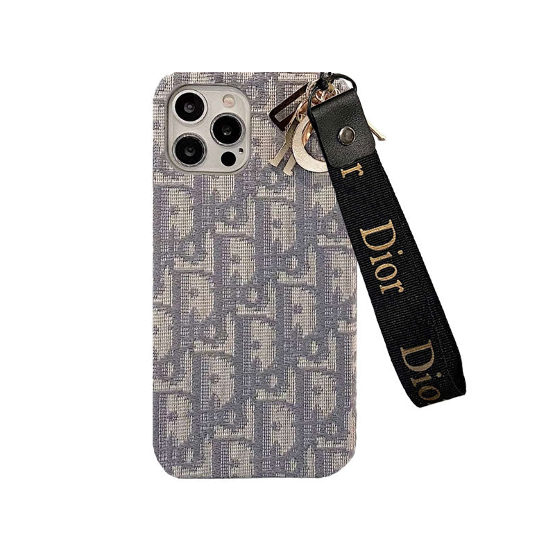 CD iPhone-taske med rem sort-GS240315