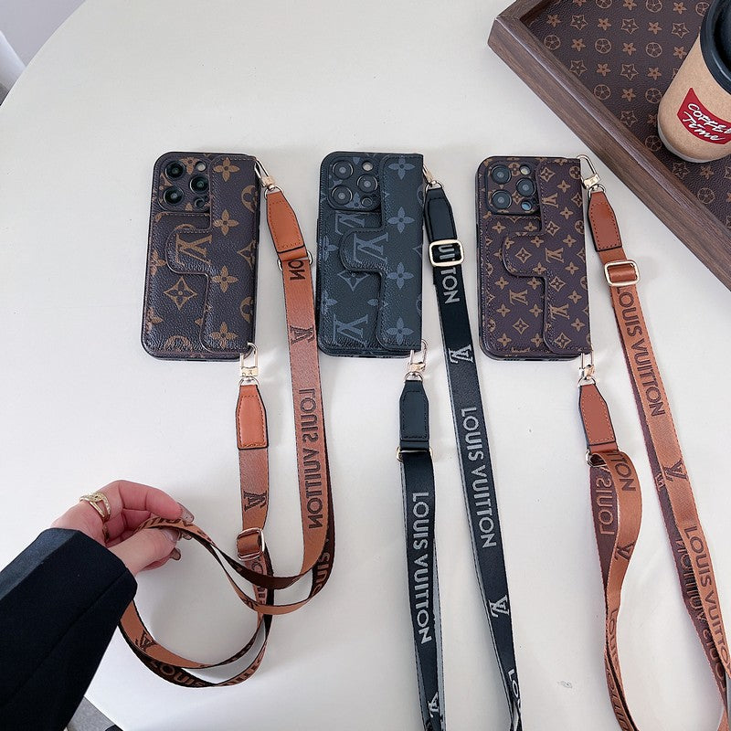 Lou Side Card Holder Crossbody Case iPhone
