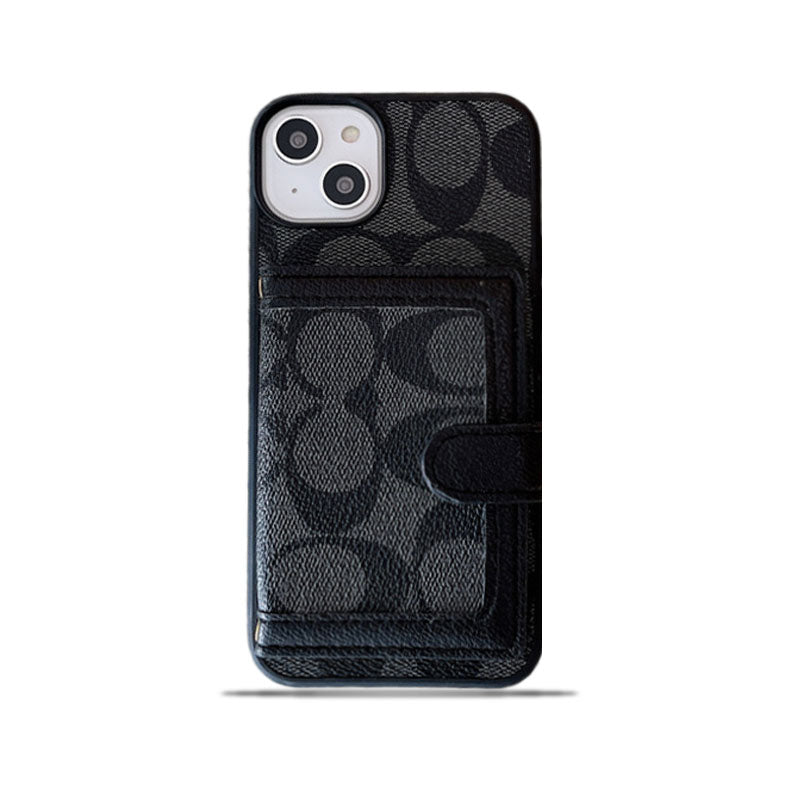 Coach iPhone -sag med tegnebog og crossbody rem sort -xk240402