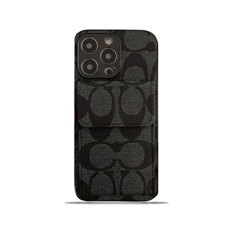 Coach iPhone tok a Wallet Black-HP240513 pénztárcájával