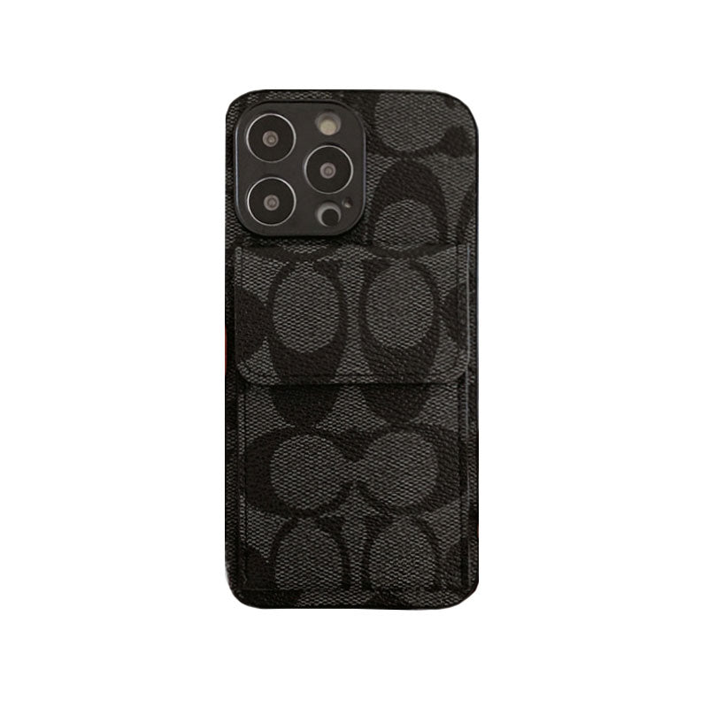 Coach iPhone tok a Wallet Black-HP240513 pénztárcájával