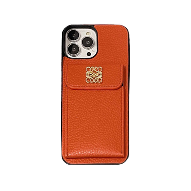 Carcasă iPhone Loewe cu suport pentru card Black-QBK240603