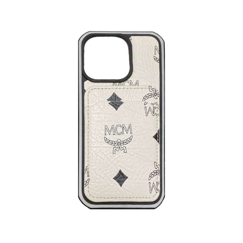 MCM iPhone tok kártya tartóval sárga-mck240603