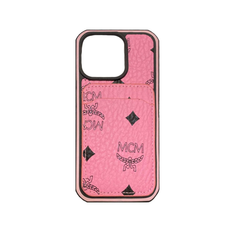 MCM iPhone tok kártya tartóval sárga-mck240603