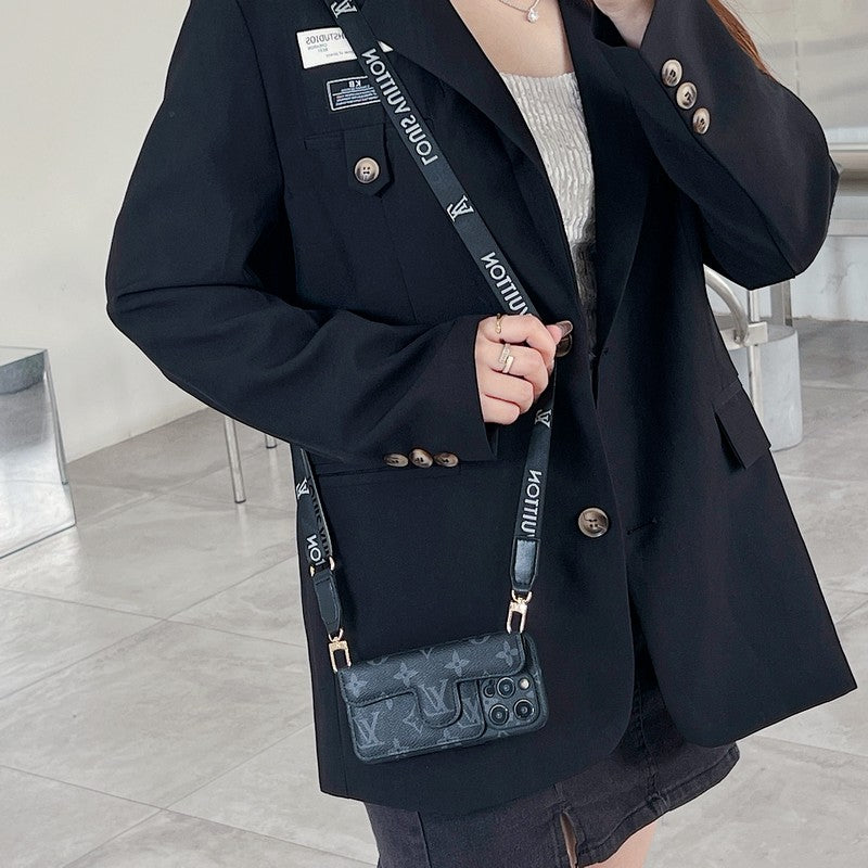 Lou Side Card Holder Crossbody Case iPhone