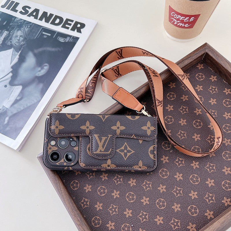Lou Side Card Holder Crossbody Case iPhone