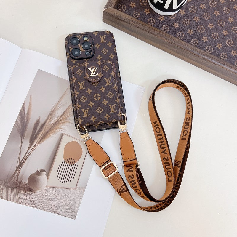 Lou Card Bag Crossbody Color Chain iPhone -sag
