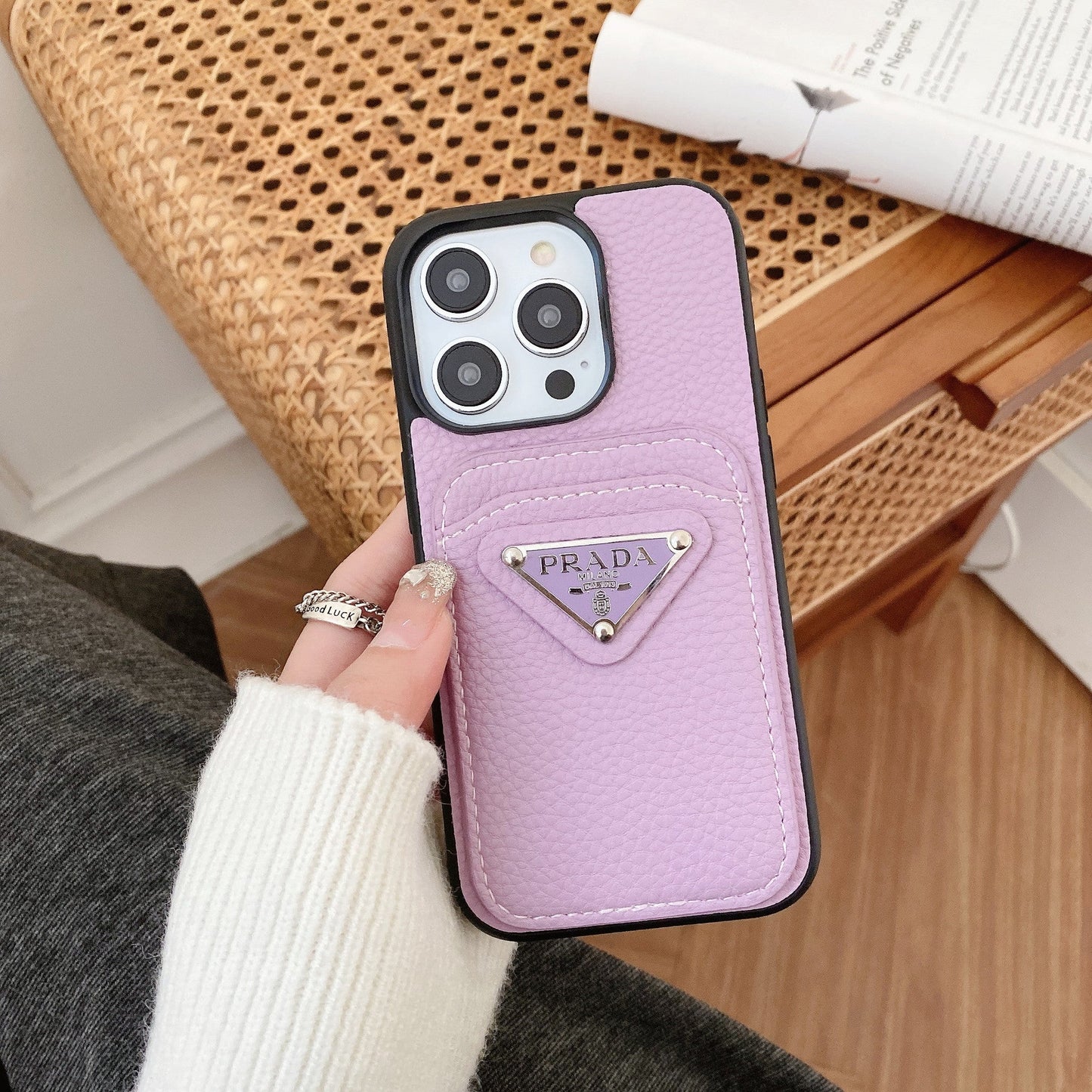 PRA kártya tartó színű iPhone tok