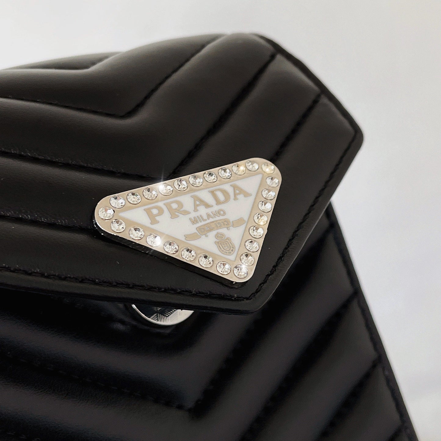 Crossbody skinn telefonpose