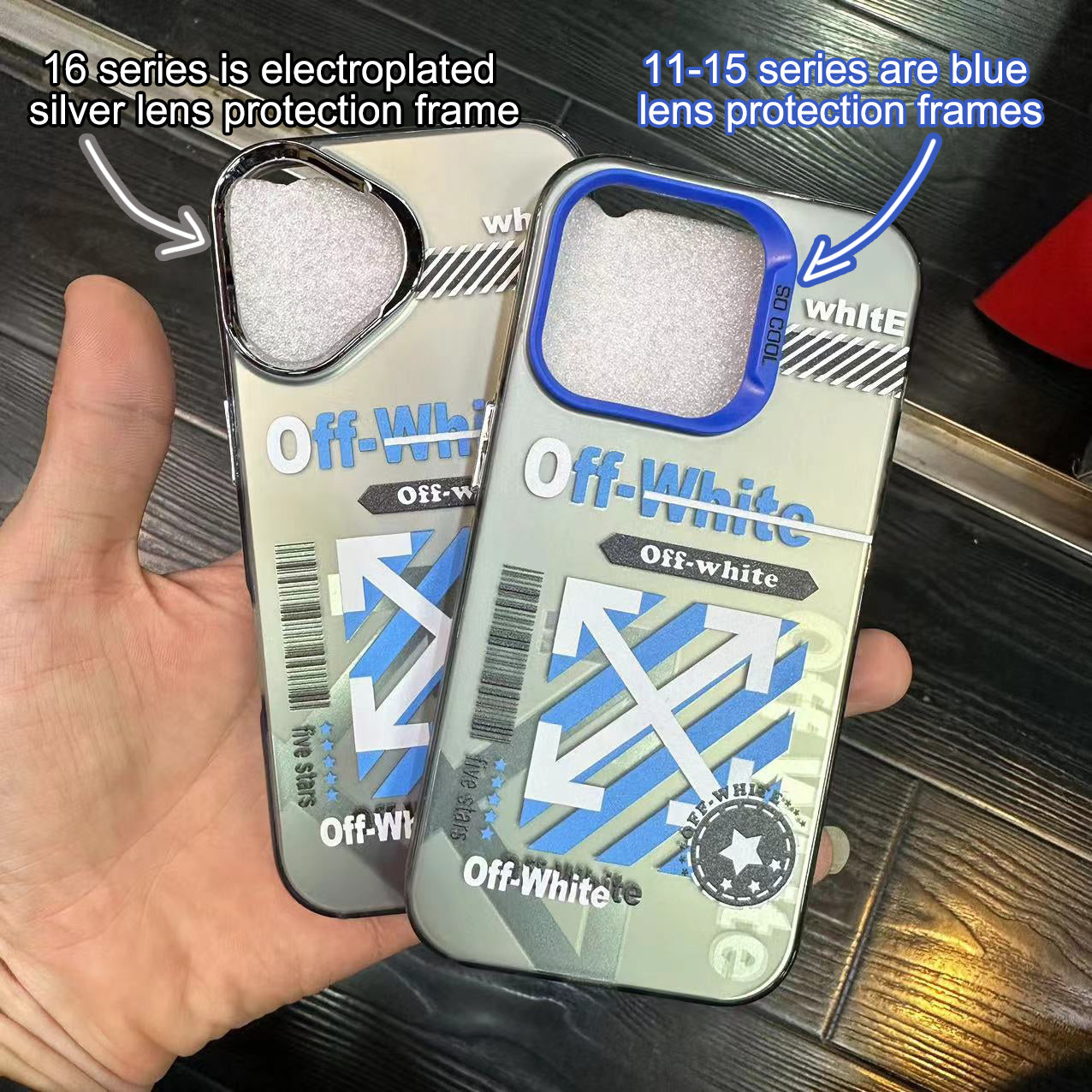 Korlátozott iPhone tok | Ow kék logó