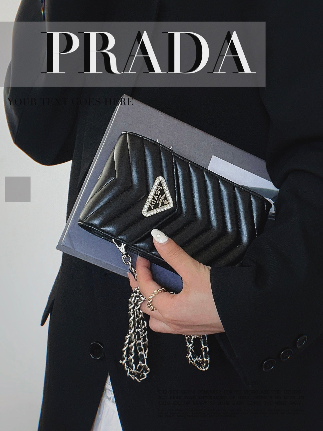Crossbody skinn telefonpose