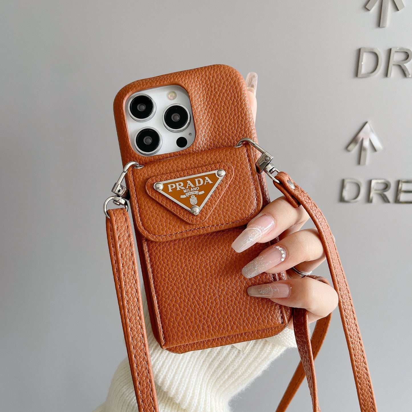 PRA kártya tartó lánc iPhone tok