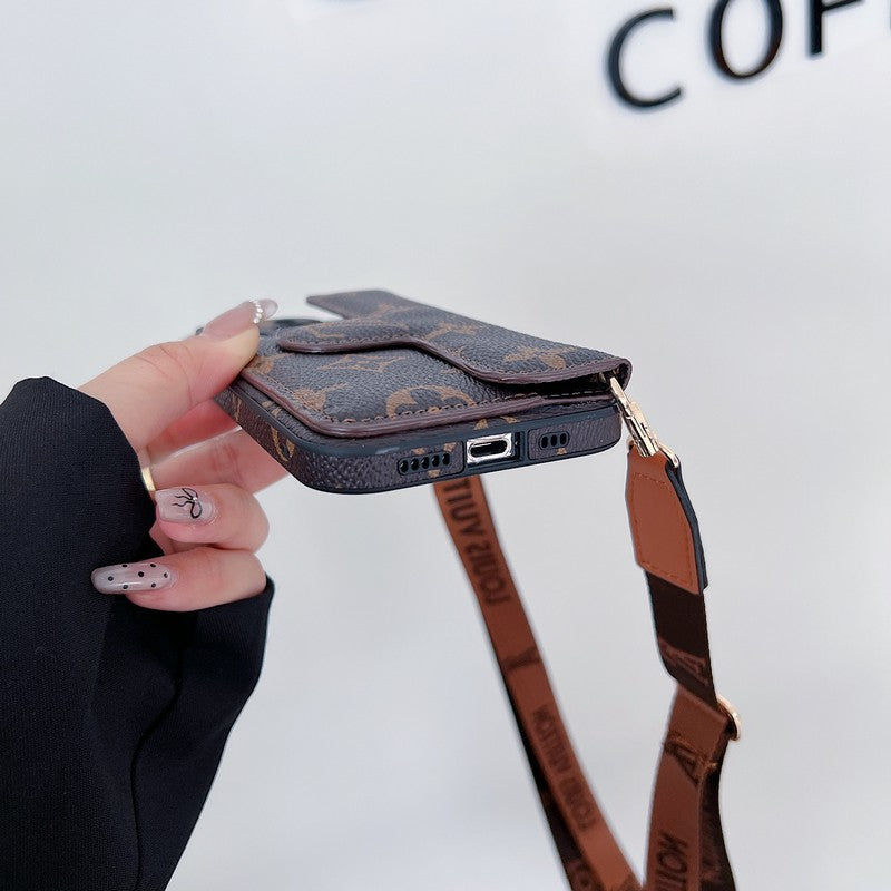 Lou Side Card Holder Crossbody Case iPhone
