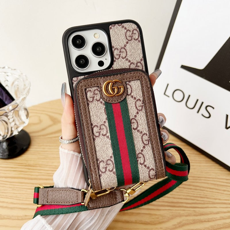 Custodia per iPhone del titolare della carta Lou GG