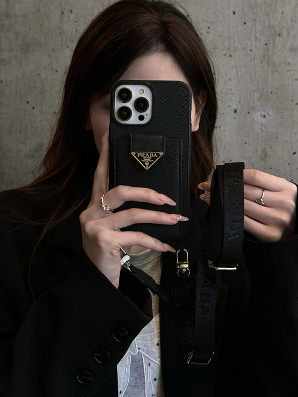 PRA crossbody læder iPhone sag