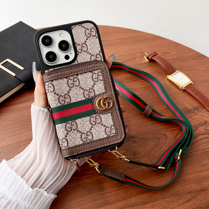Lou GG kártya tartó lánc iPhone tok