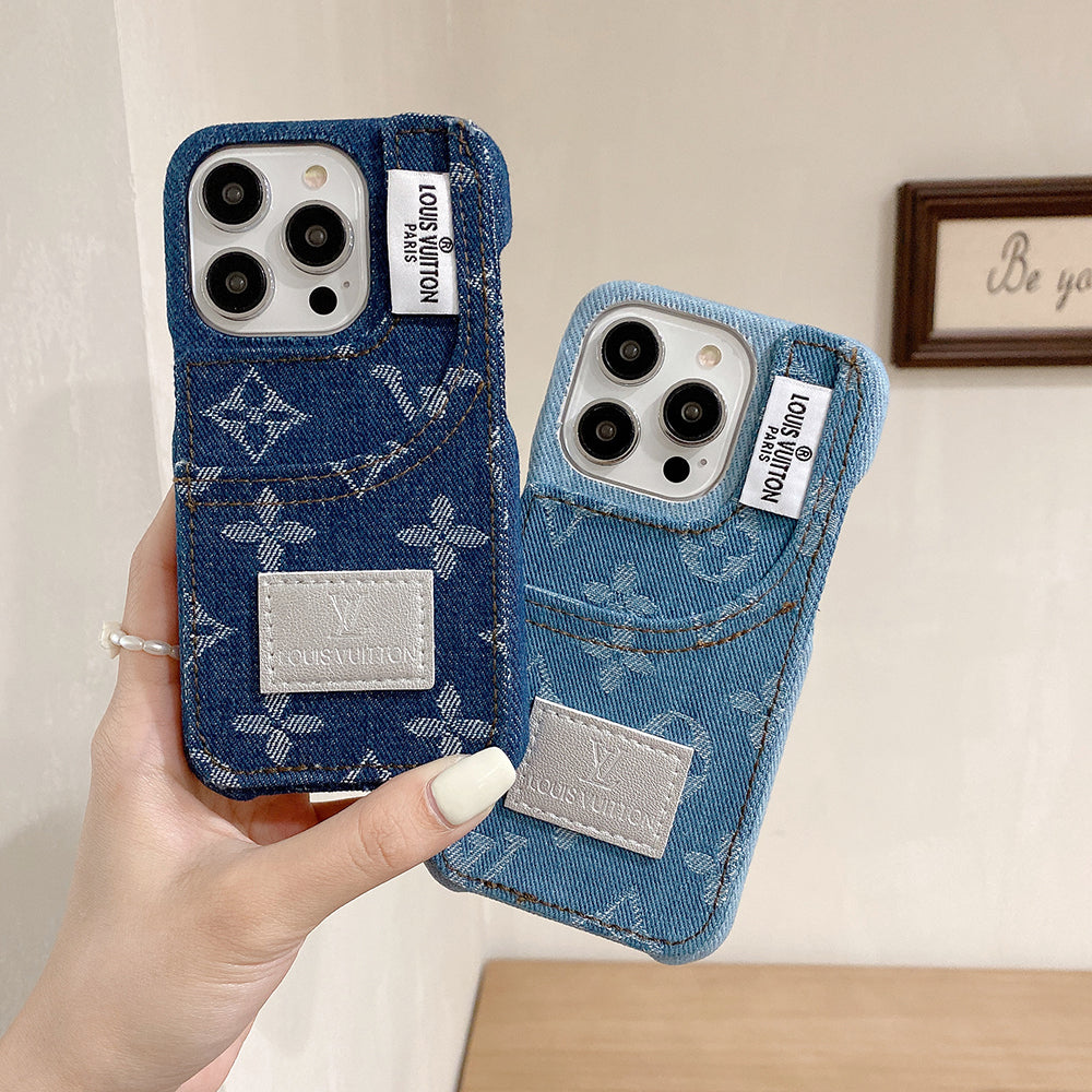 Megkülönböztető farmer divat iPhone tok