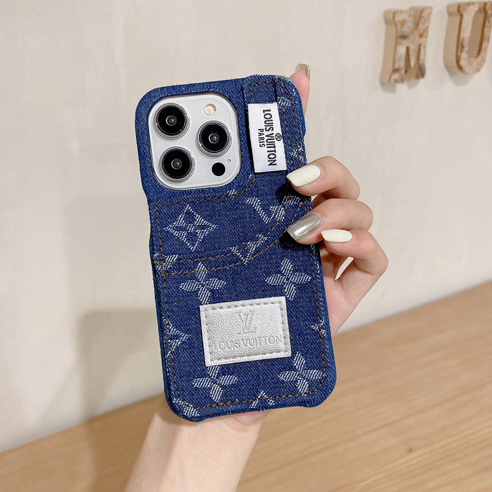Megkülönböztető farmer divat iPhone tok