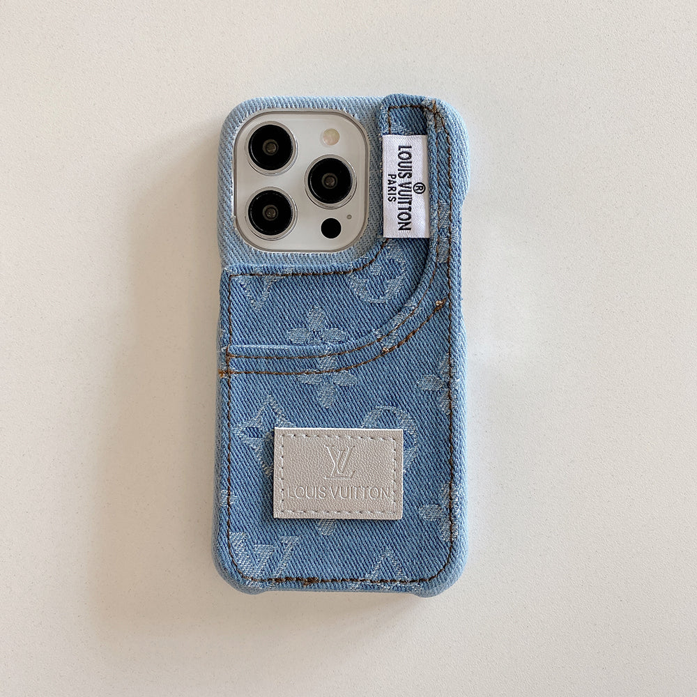 Megkülönböztető farmer divat iPhone tok