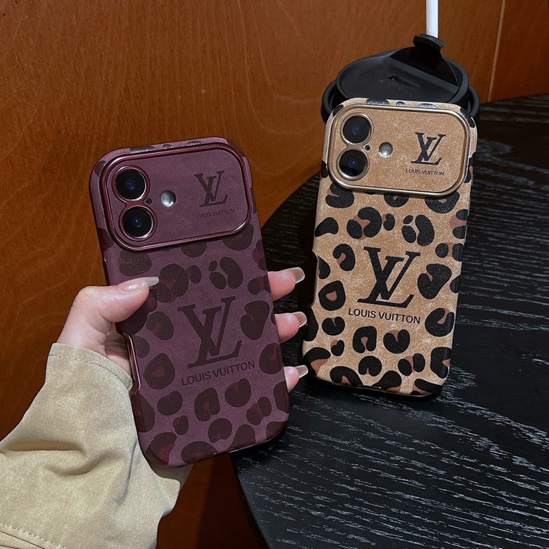 Lou Brown و Purple Color Leather Case iPhone