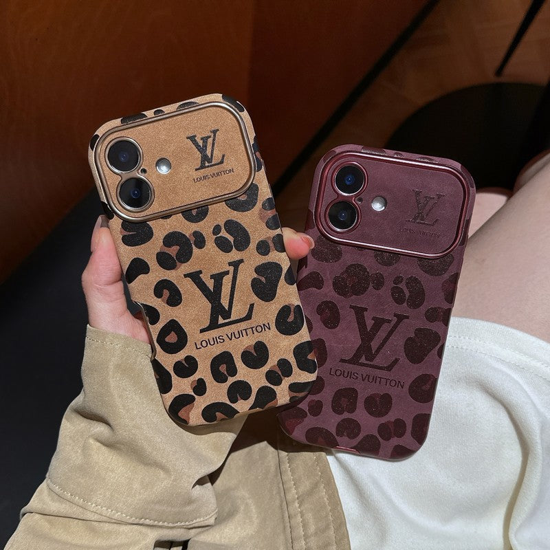 Lou Brown و Purple Color Leather Case iPhone
