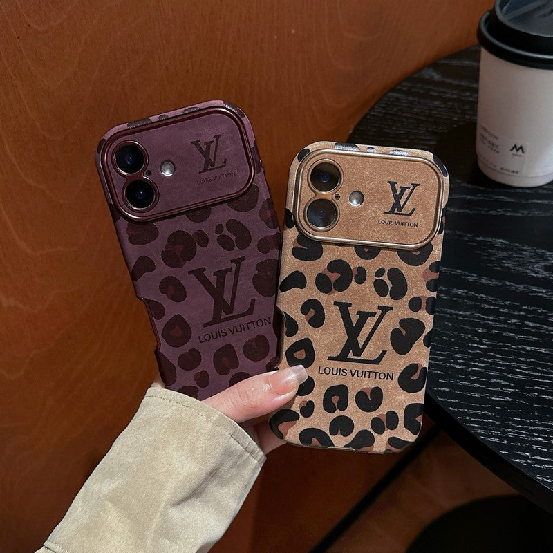 Lou Brown و Purple Color Leather Case iPhone