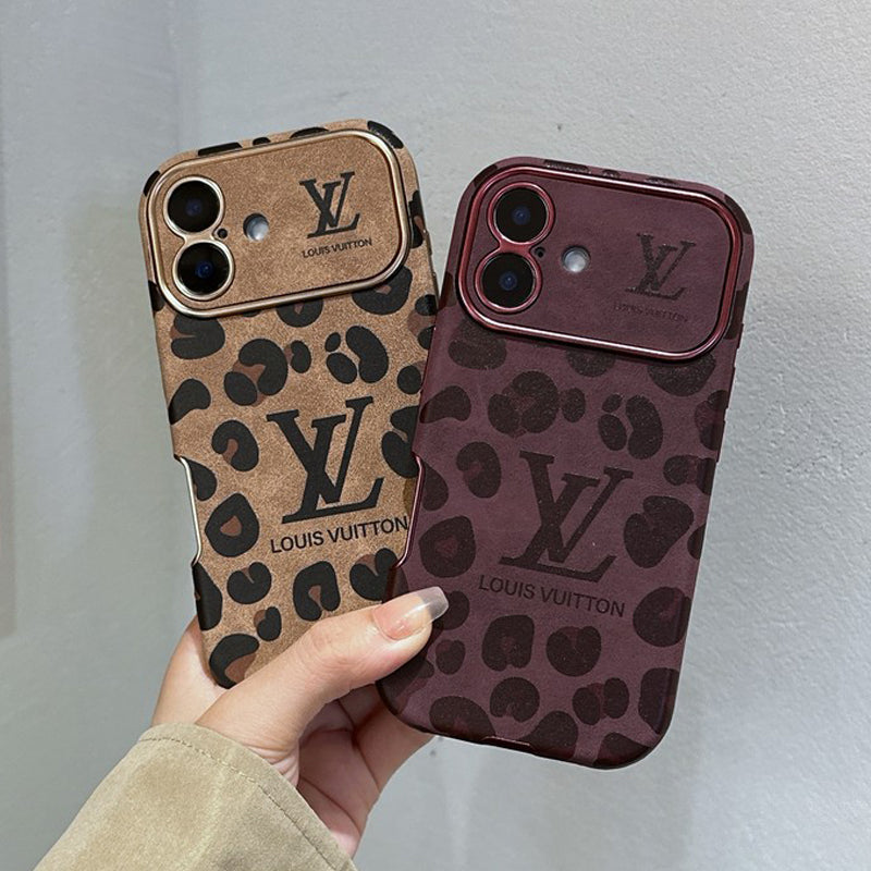 Lou Brown و Purple Color Leather Case iPhone