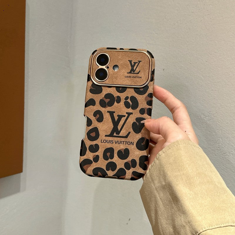 Lou Brown و Purple Color Leather Case iPhone