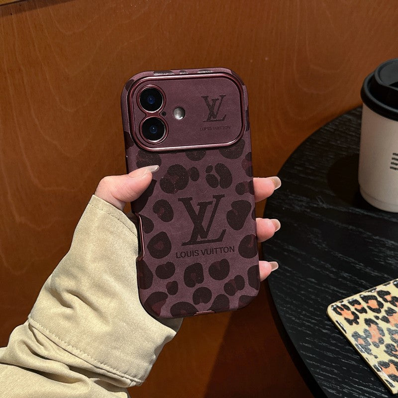 Lou Brown و Purple Color Leather Case iPhone