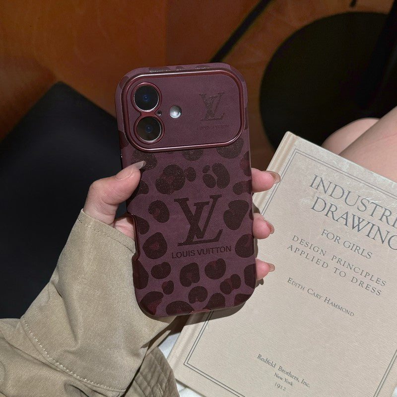 Lou Brown و Purple Color Leather Case iPhone