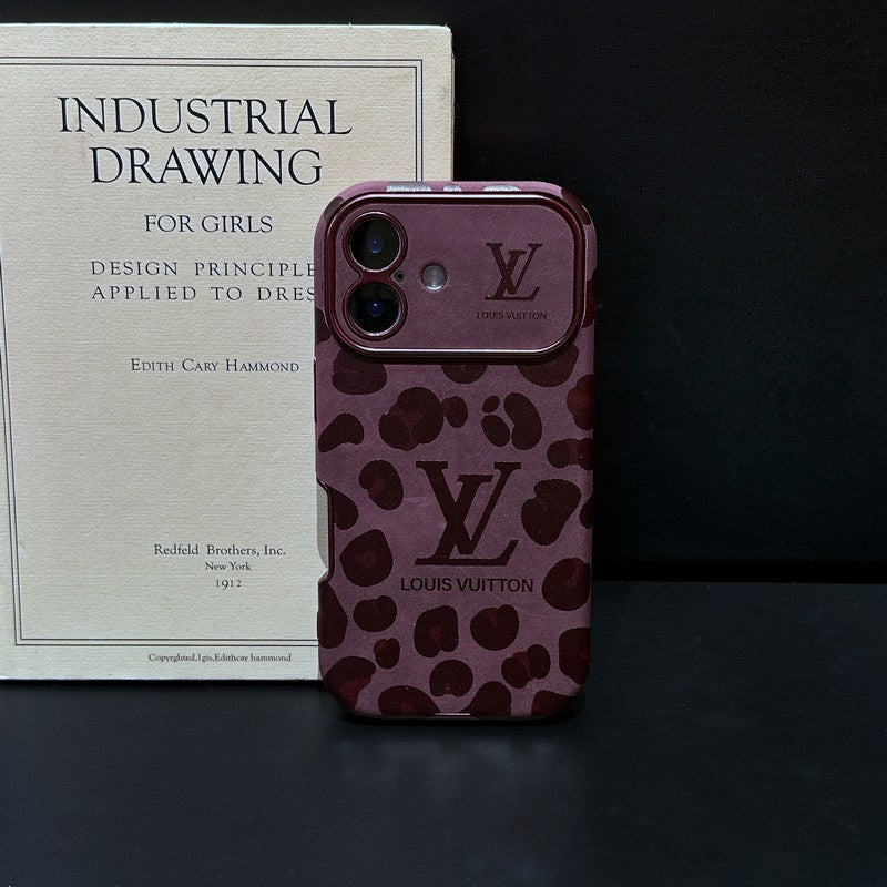 Lou Brown و Purple Color Leather Case iPhone
