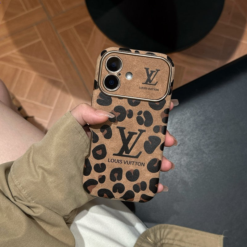 Lou Brown و Purple Color Leather Case iPhone