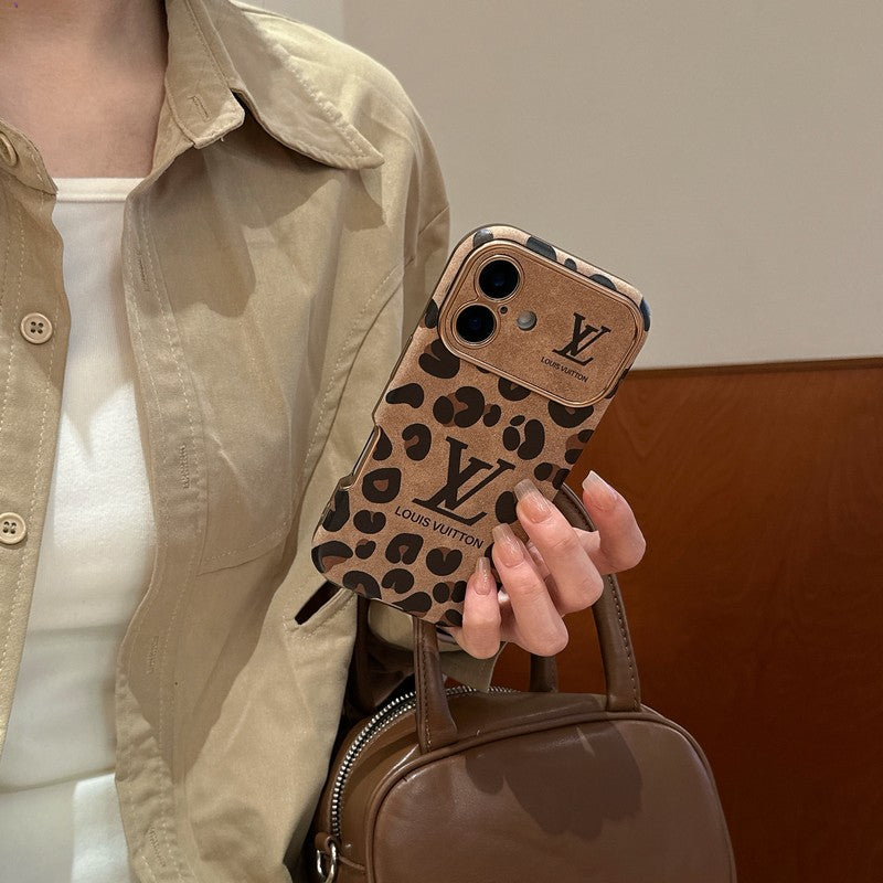 Lou Brown و Purple Color Leather Case iPhone