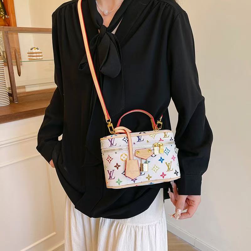 Vintage inspirovaná krabicová taška-elegantní monogram Tote Box
