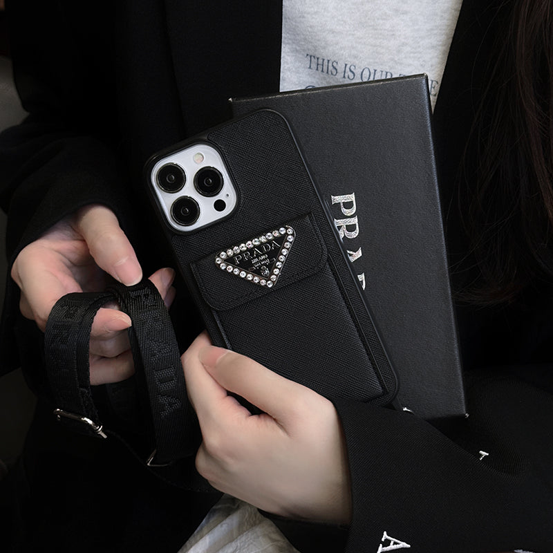 PRA Crossbody bőr iPhone tok