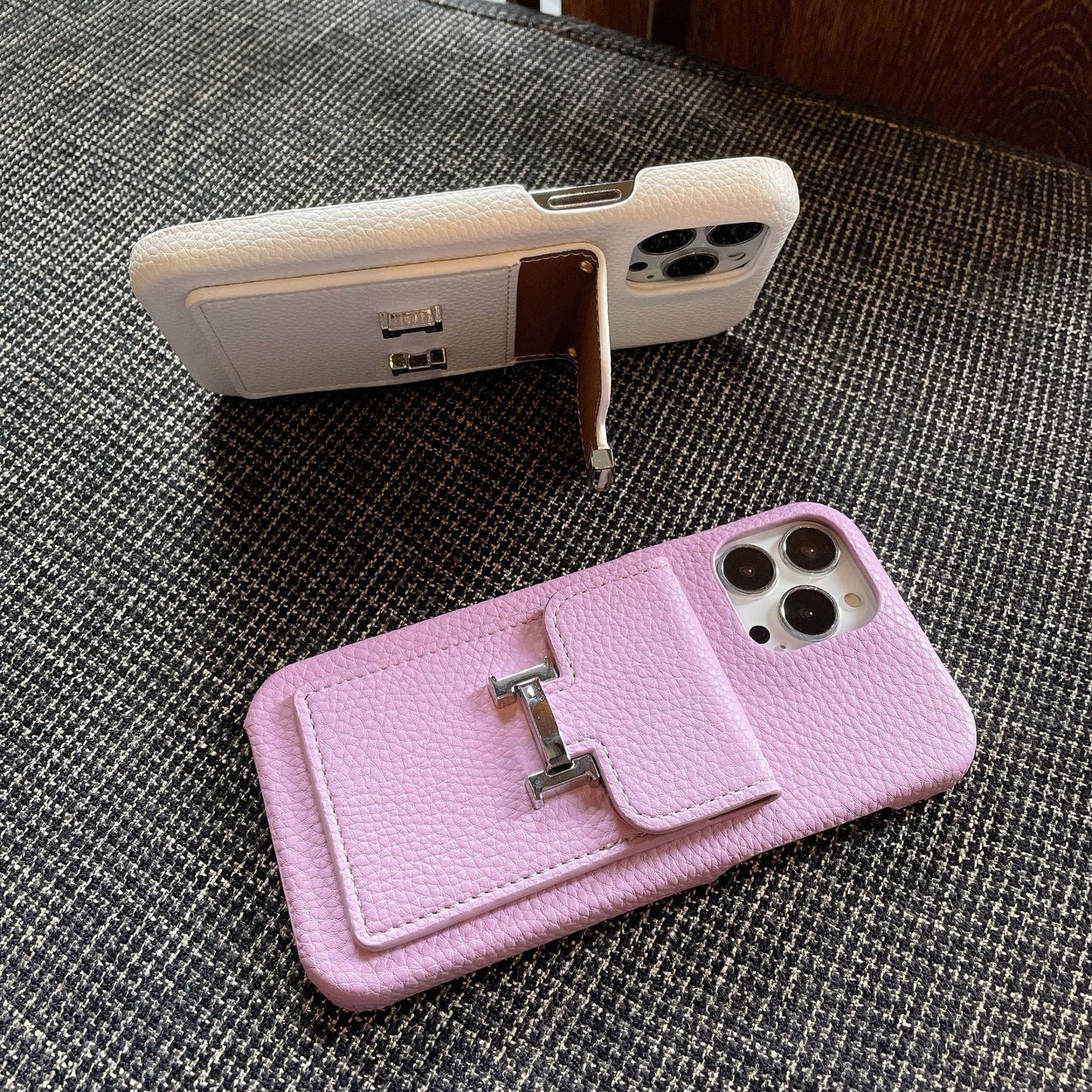 H kártya tartó bőr iPhone tok