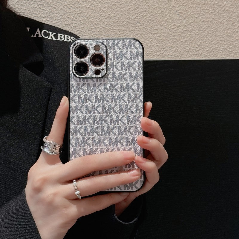 MK Leather iPhone Case