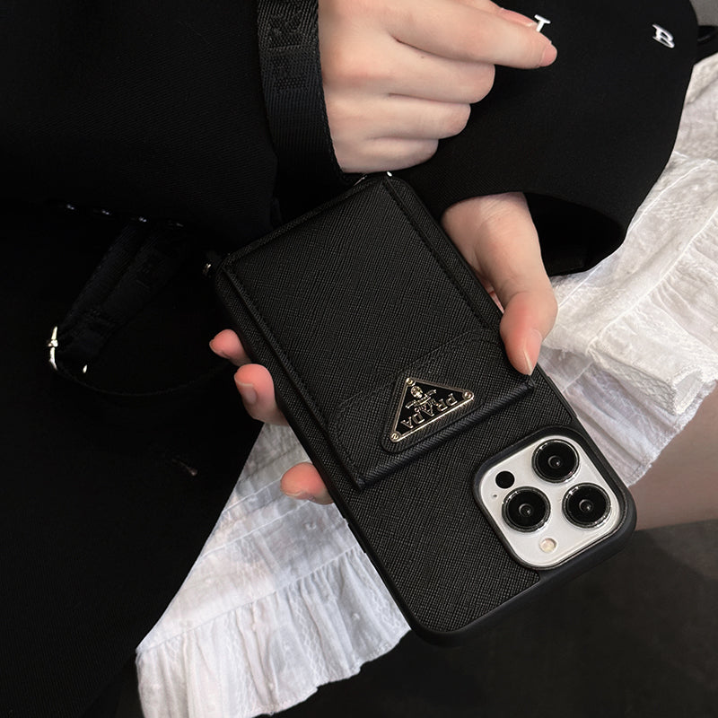 PRA Crossbody bőr iPhone tok