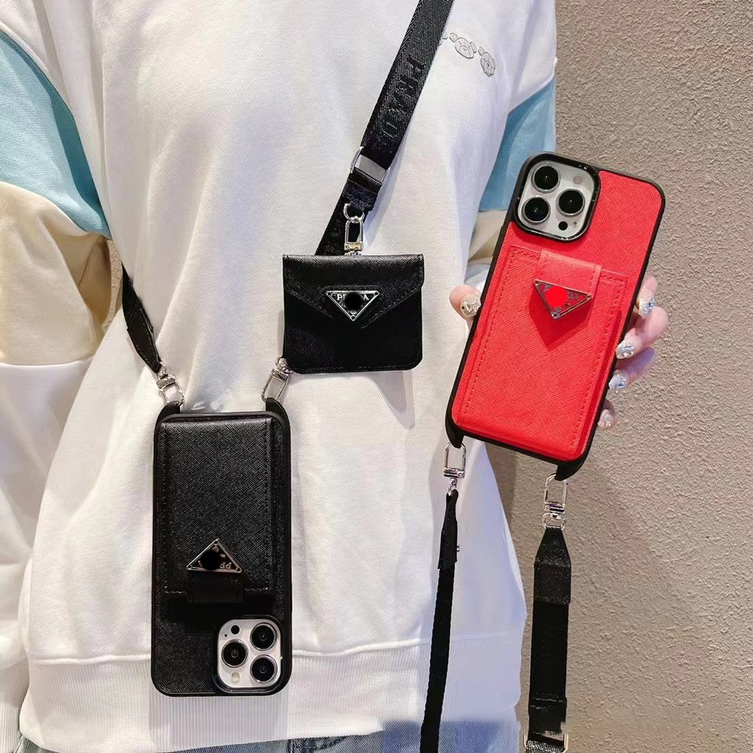 PRA bőrlánc iPhone tok