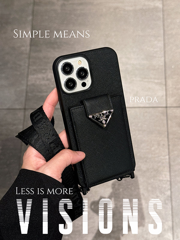 PRA crossbody læder iPhone sag