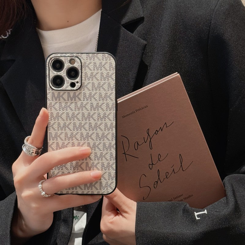 MK Leather iPhone Case