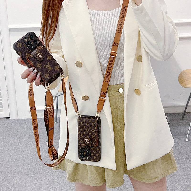 Lou Card Bag Crossbody Color Chain iPhone -sag