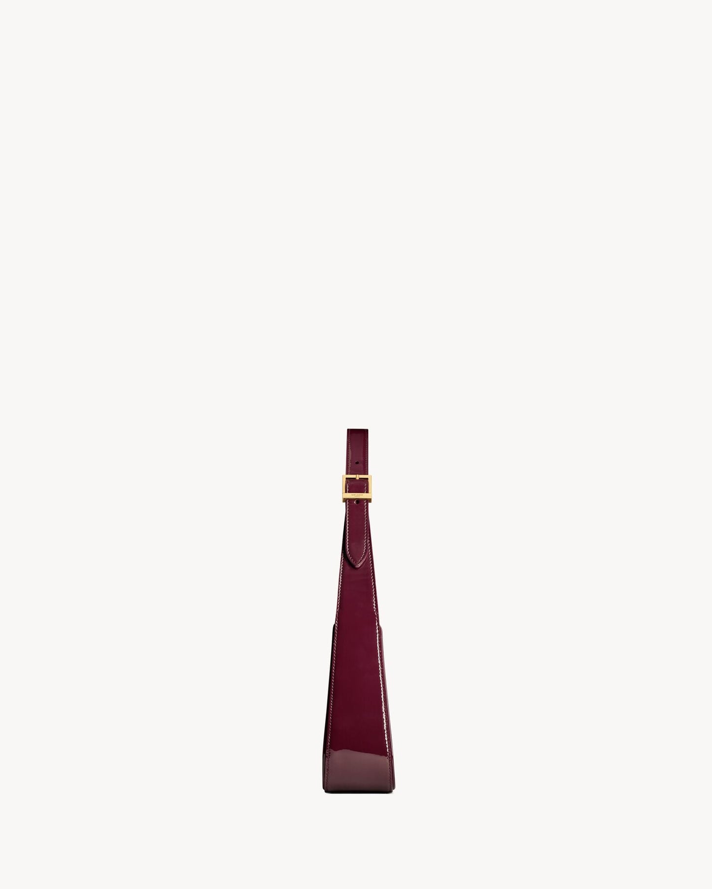 Svatý Laurent Le 5 à 7 Patent Leather Hobo - Burgundská elegance