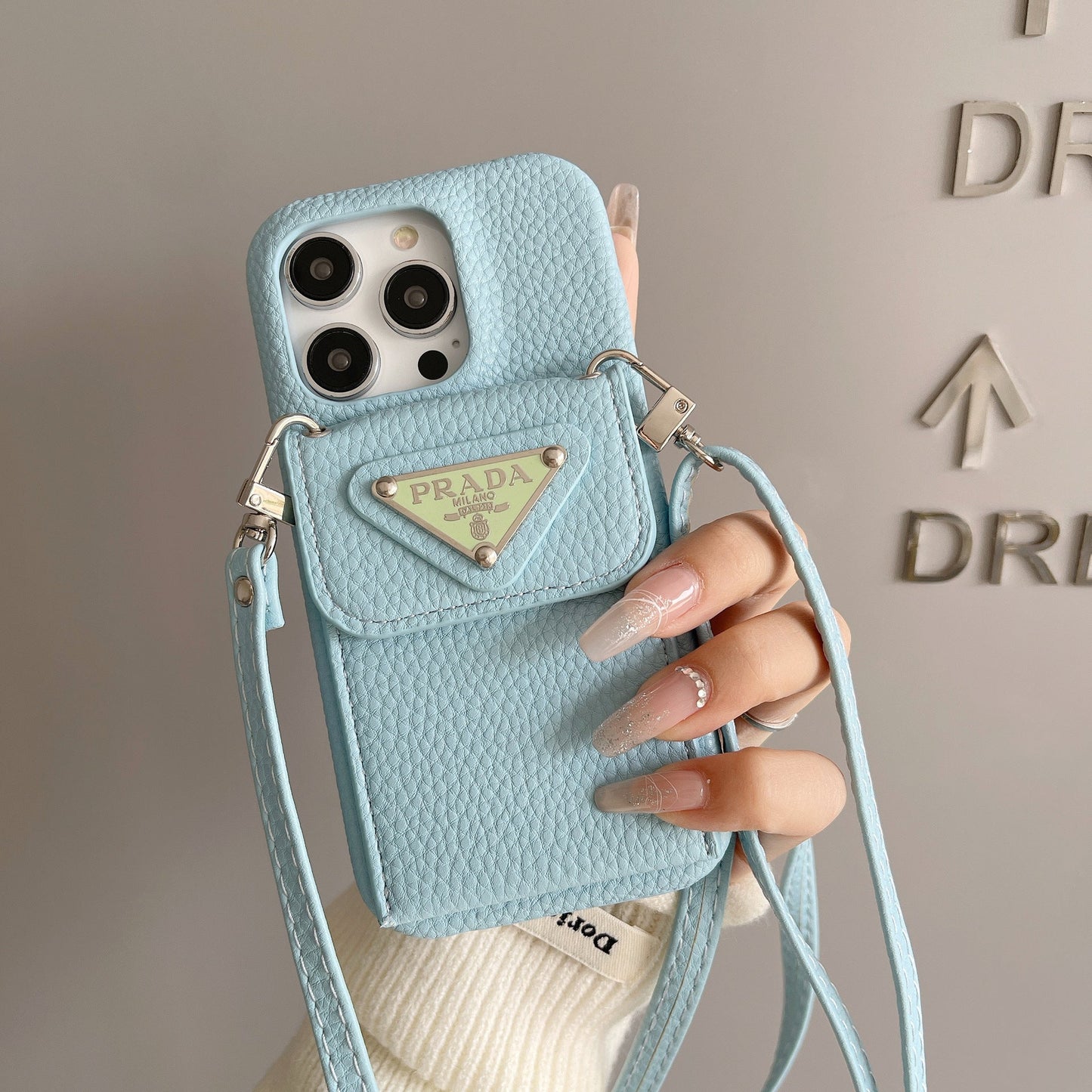 PRA kártya tartó lánc iPhone tok