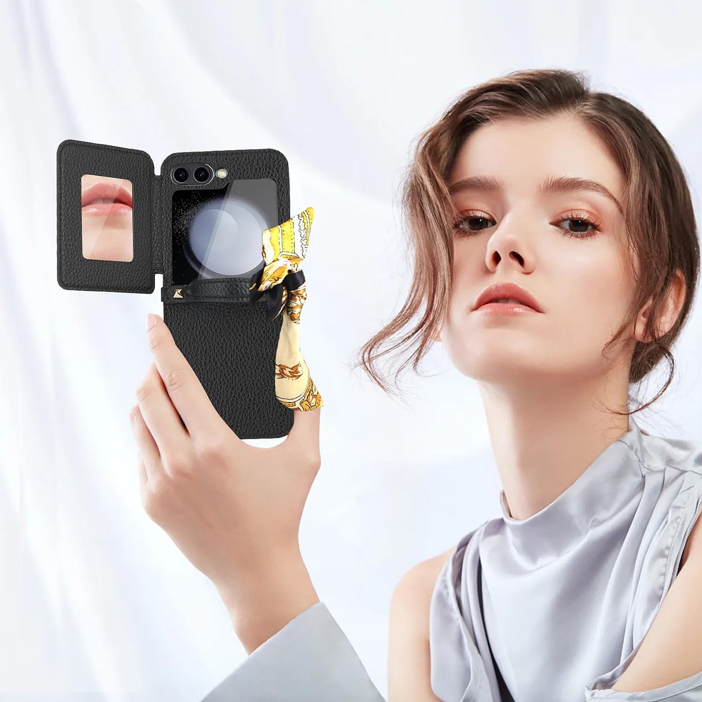 Samsung Luxury Leather Galaxy Z Flip 5/4 -kotelo
