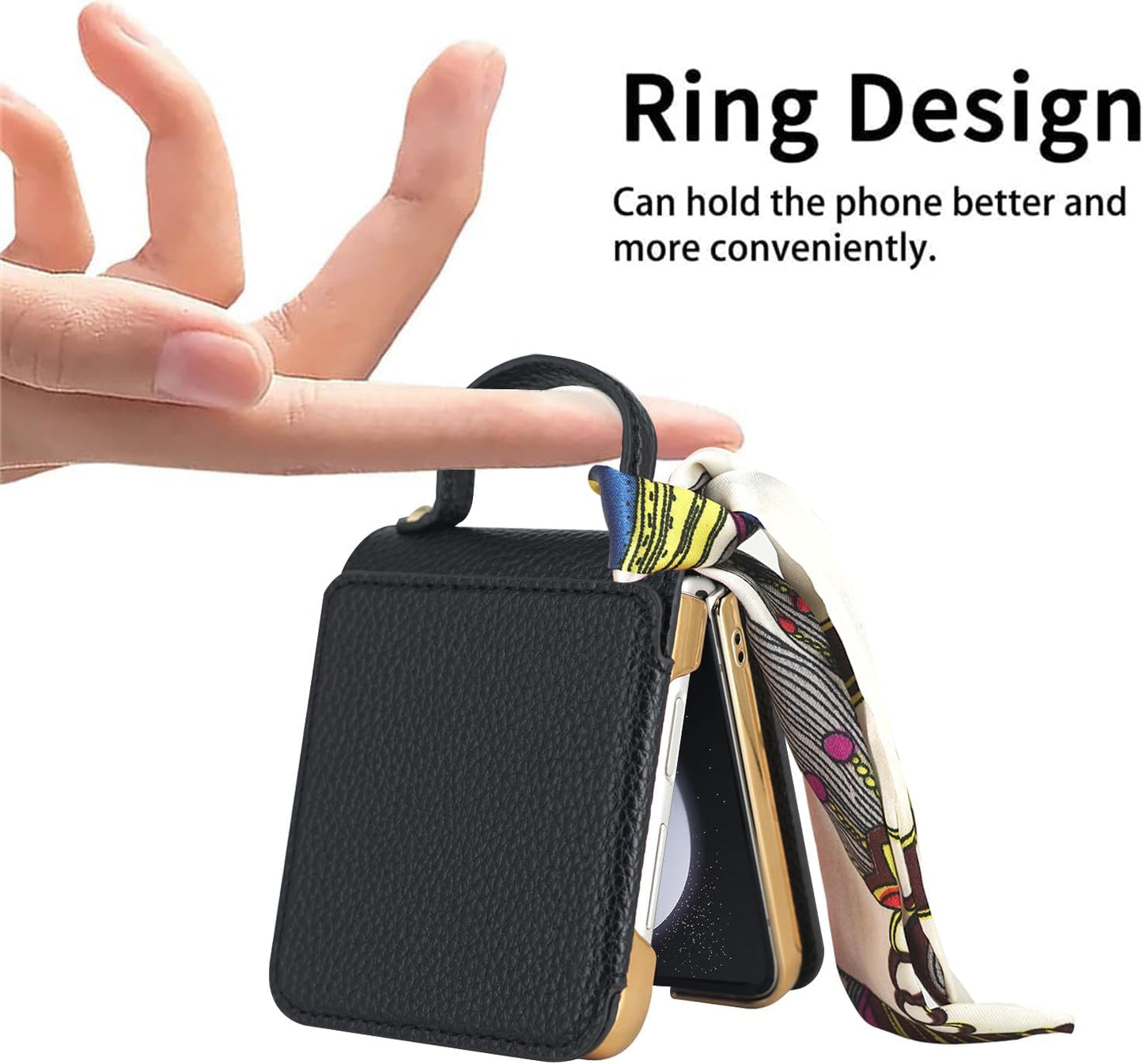 Samsung Luxury Leather Galaxy Z Flip 5/4 -kotelo