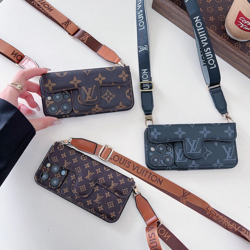 Lou Side Card Holder Crossbody Case iPhone
