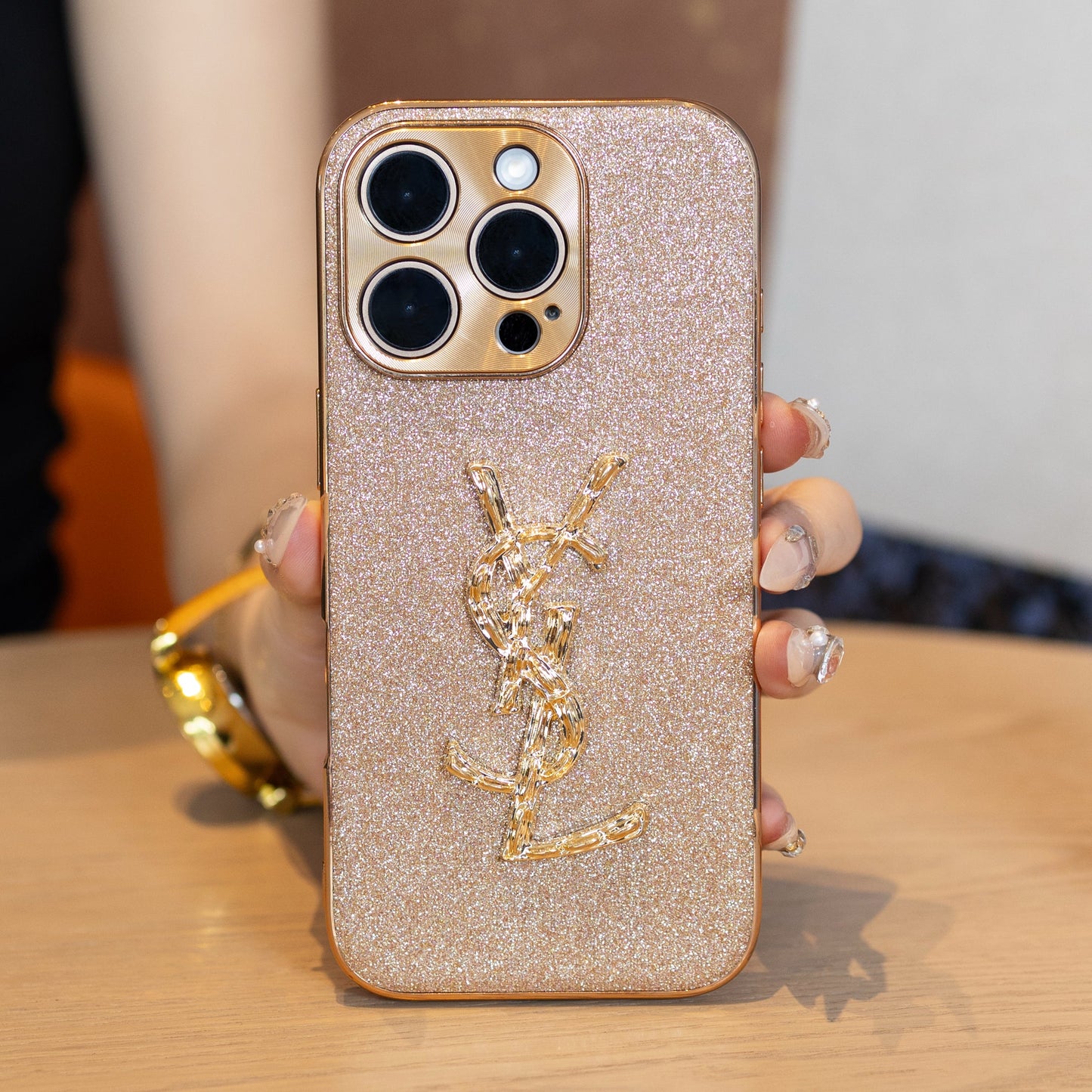 Y-s-l x Premium Shine-serie iPhone-sag